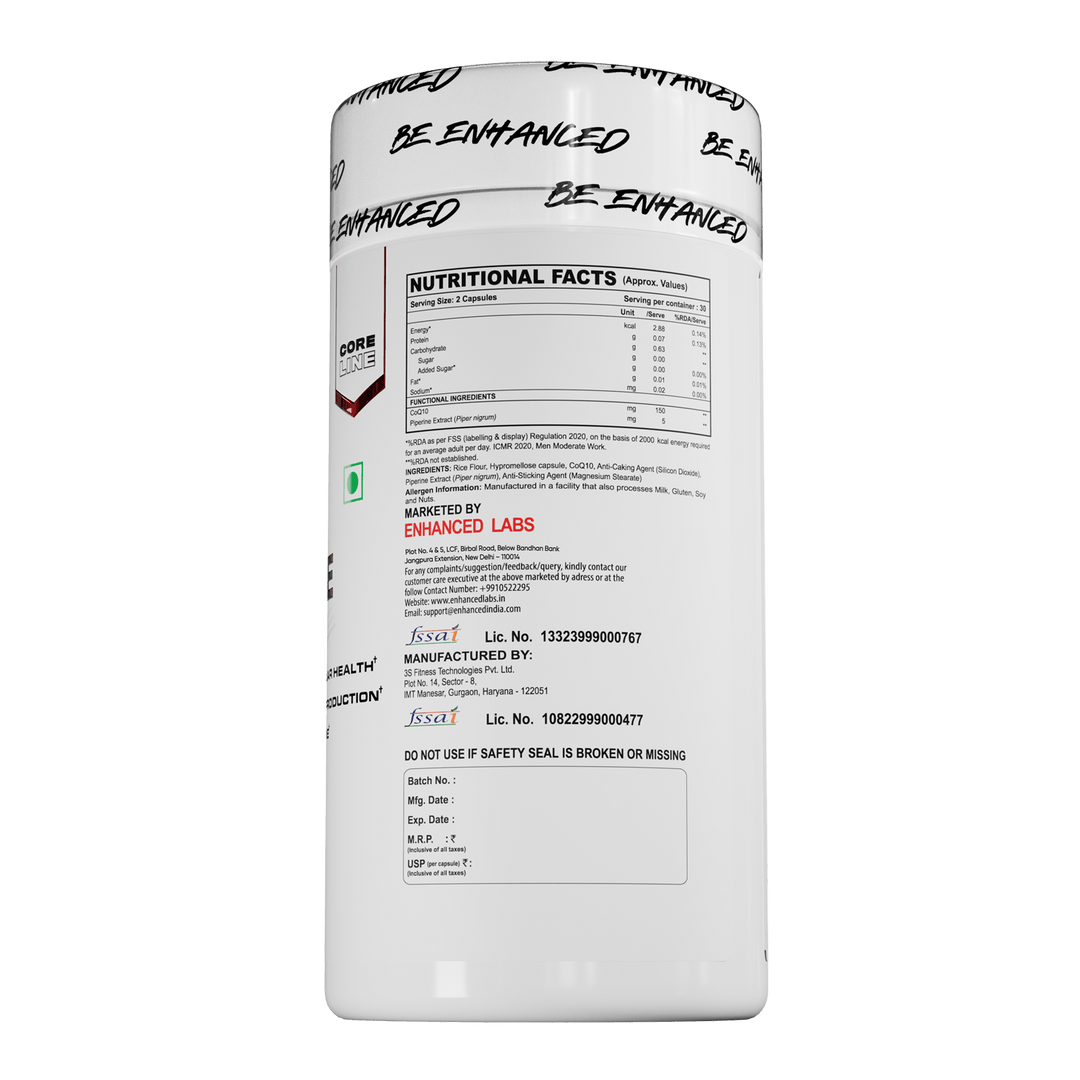 Enhanced CoQ10 Piperine