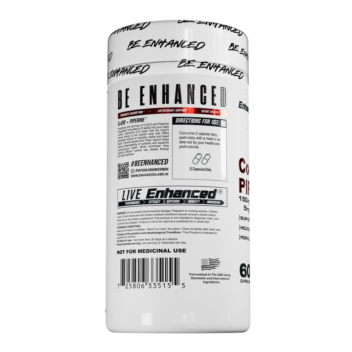 Enhanced CoQ10 Piperine